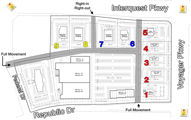 SWC Interquest Parkway & Voyager Parkway