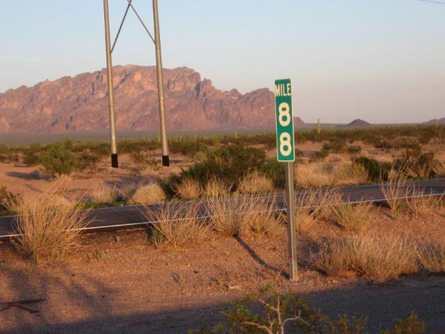 HWY 95 MILE POST 88