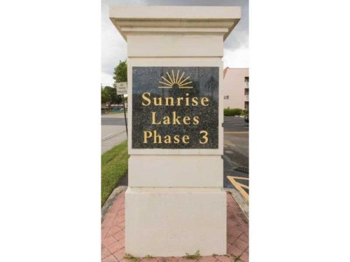 8841 SUNRISE LAKES BL # 310